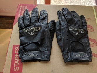 Power Trip Orange County Chopper Motorcycle Gloves size Large