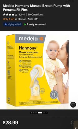Medela Harmony Manual Breast Pump with PersonalFit Flex