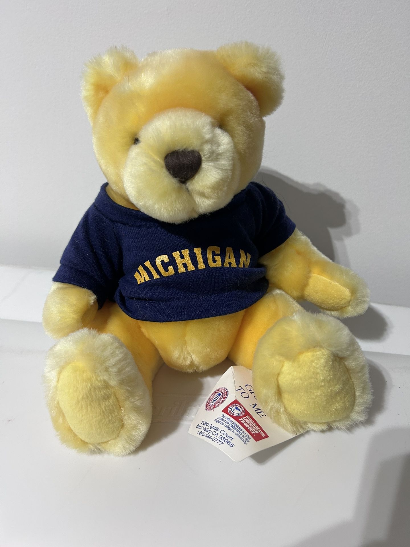 University Of Michigan Wolverines Teddy Bear Plush Stuffed Animal