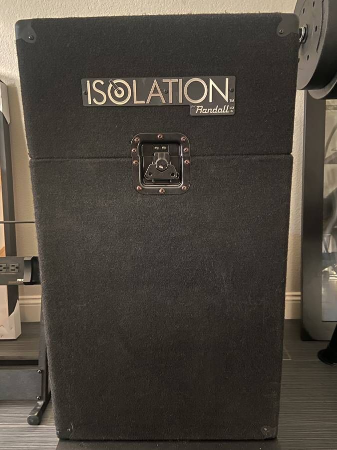 TWO RANDALL ISOLATION GUITAR & BASS ISO CABINETS