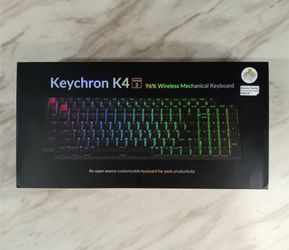 Keychron K4 96% Wireless Custom Mechanical Keyboard (New)