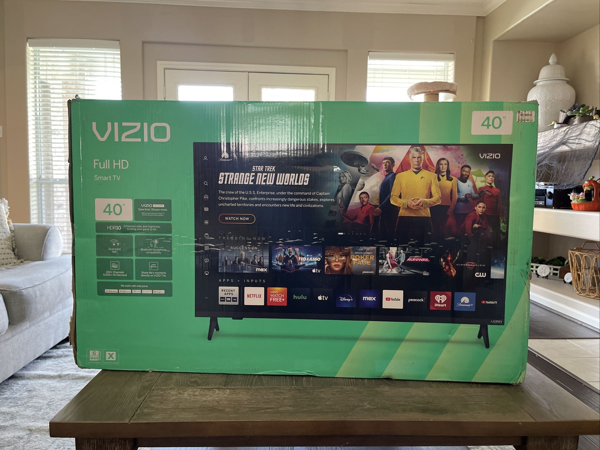 VIZIO 40-inch Full HD 1080p Smart TV with DTS Virtual: X, Alexa Compatibility, Chromecast Built-in, Bluetooth Headphone Capable, (VFD40M-08 New)