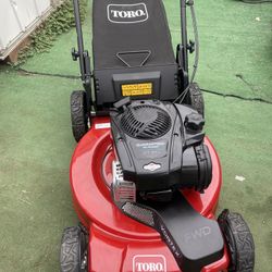 Toro 22 in. Recycler Briggs & Stratton High Wheel FWD Gas Walk Behind Self Propelled Lawn Mower with Super Bagger