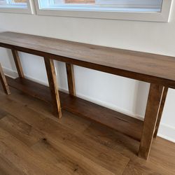 Pottery Barn Reed Grand Console Table (84”)