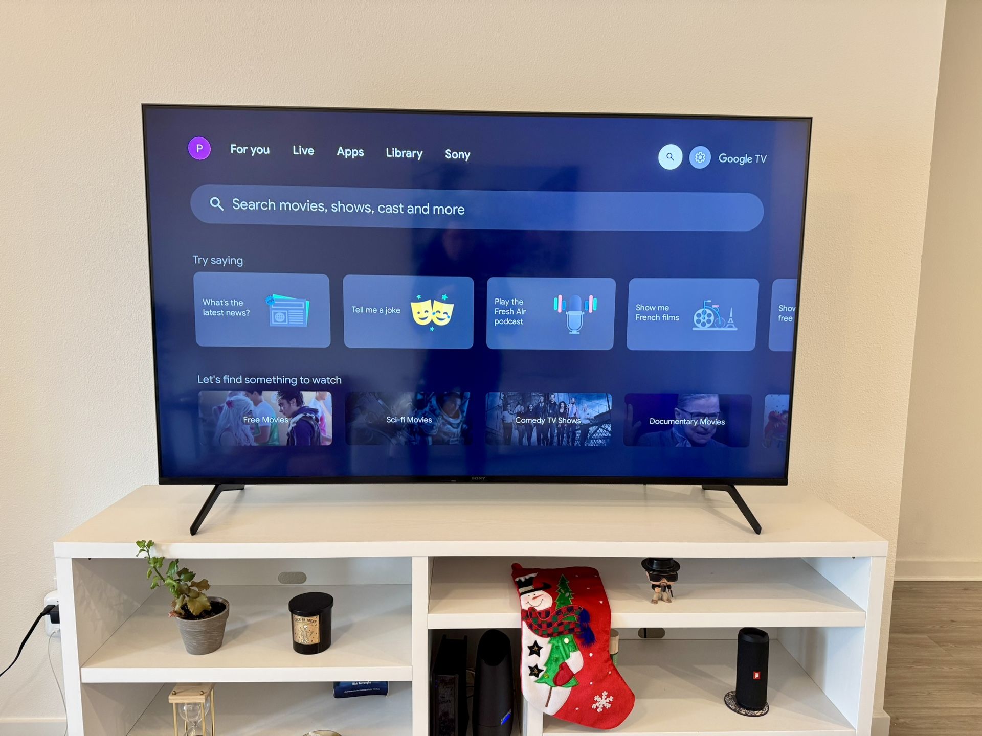 Sony - 65" Class X85K LED 4K UHD Smart Google TV (2023) Excellent Condition