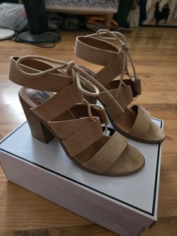Brown strapped sandals
