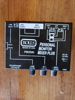 Rolls Personal Monitor Mixer Plus Headphone Mixer