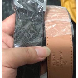 Louis Vuitton Monogram Eclipse Reversible Initiales Belt 