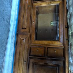 Wood Entertainment Wall Unit