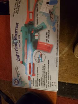 NEW LIGHTNING BLASTER PRO LED WATER BEAD GUN