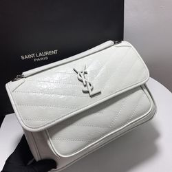 YSL White Bag With Box New 