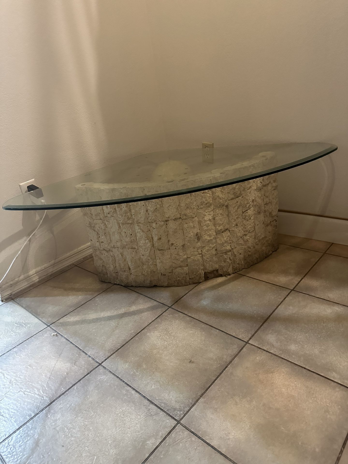 Tessellated Mactan Stone Coffee Table