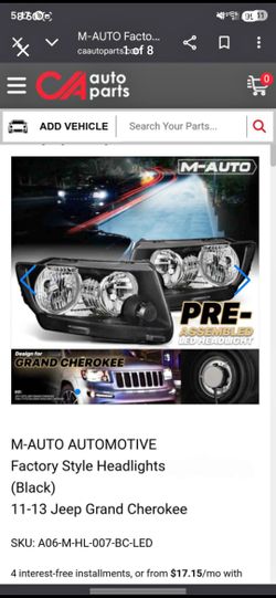 Jeep Grand Cherokee Headlights