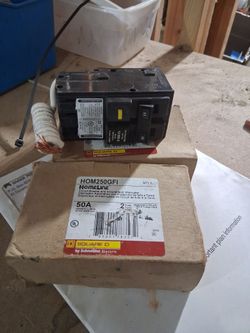 50 amps square d homeline gfi breaker