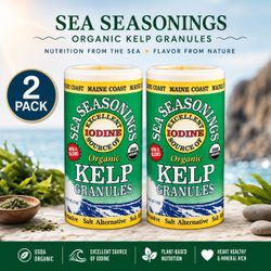 Maine Coast Sea Seasonings Organic Kelp Granules 2-Pack
