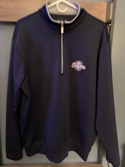 Mens Unisex 1/4 Zip Brewers Pull Over Jacket, Large, worn once!