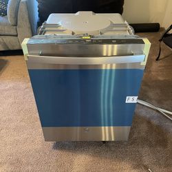 New GE Stainless Steel Dishwasher + Inlet Tube