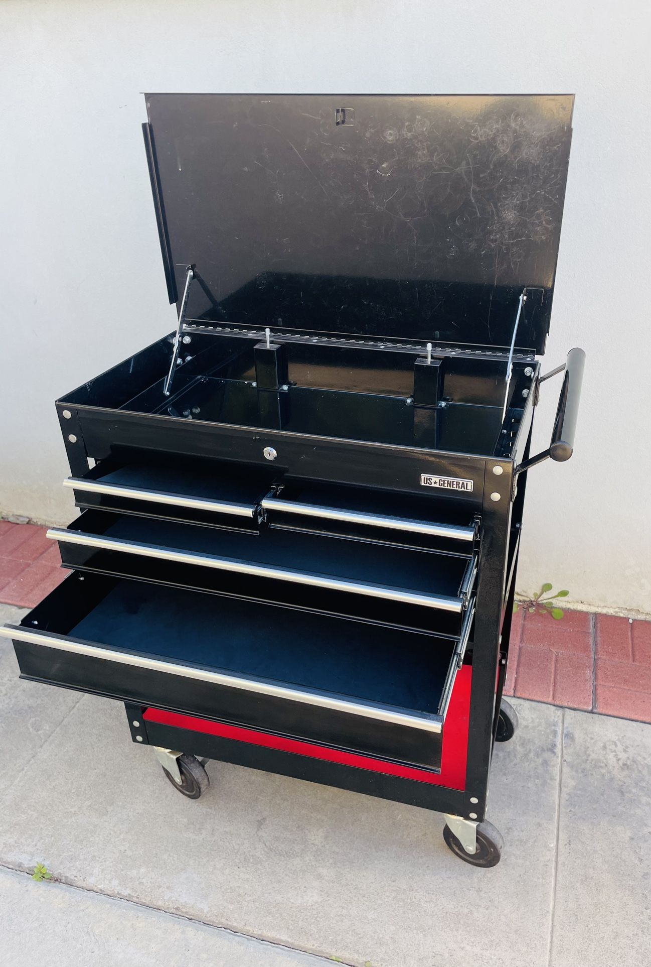 U.S General 4 Drawer Service Cart 