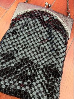 Armani Exchange Black Shiny Evening Purse