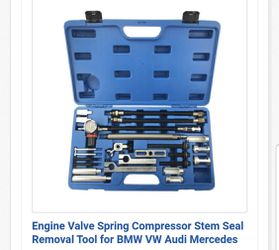 Engine Valve Spring Compressor Stem Seal Removal Tool for BMW, VE, Audi, or Mercedes