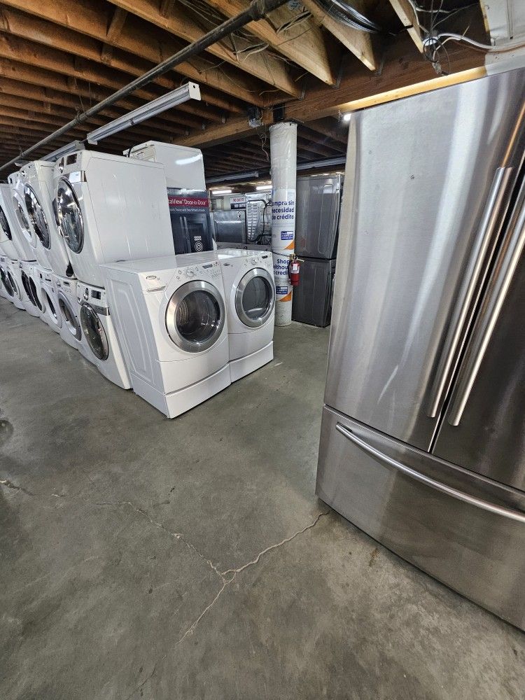 Huge Sale Store Full Of Nice Like Brand New Refrigerator Washer Dryer Stove Oven Stackable Samsung GE Whirlpool LG Kenmore Electrolux Bosh Free Warran