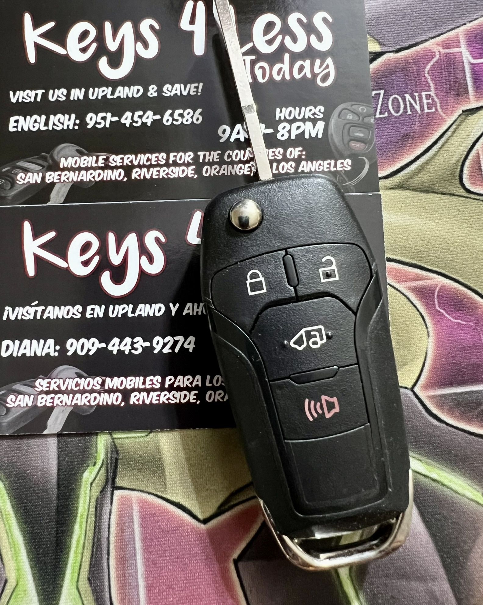<Please Read Description 4 Pricing!> ($120 in Upland Immediately) Ford Flip Key & Remote Copy (Transit 250, Transit 350, Transit 450, Transit Connect)