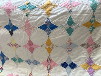 Antique 4 point star quilt