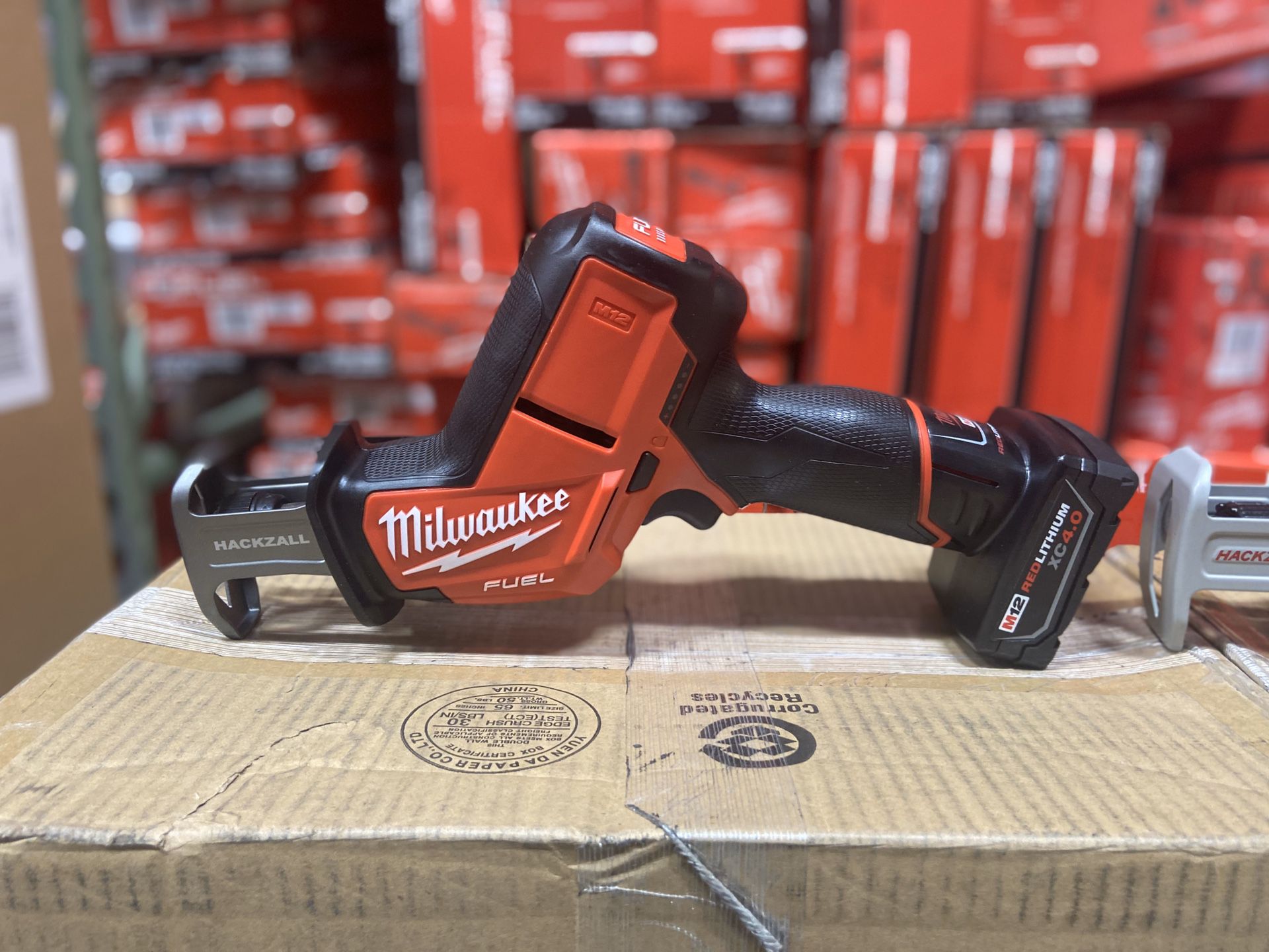 Brand new m12 milwaukee fuel hackzall 2520-20 with a 4.0 battery