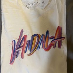 Vandal-A OG T-Shirt, color- white tricolor, size 4XL