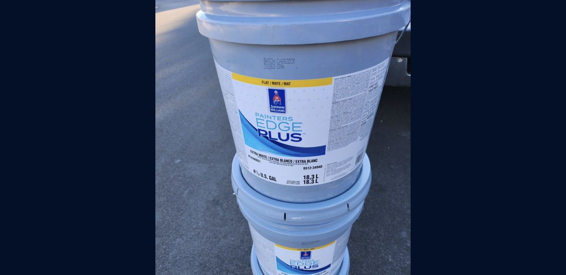 2 Buckets Of Interior Flat White