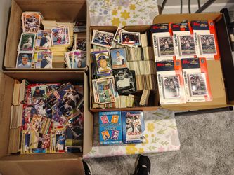 Large Lot of Baseball Cards Mixed Sets around 5000 cards