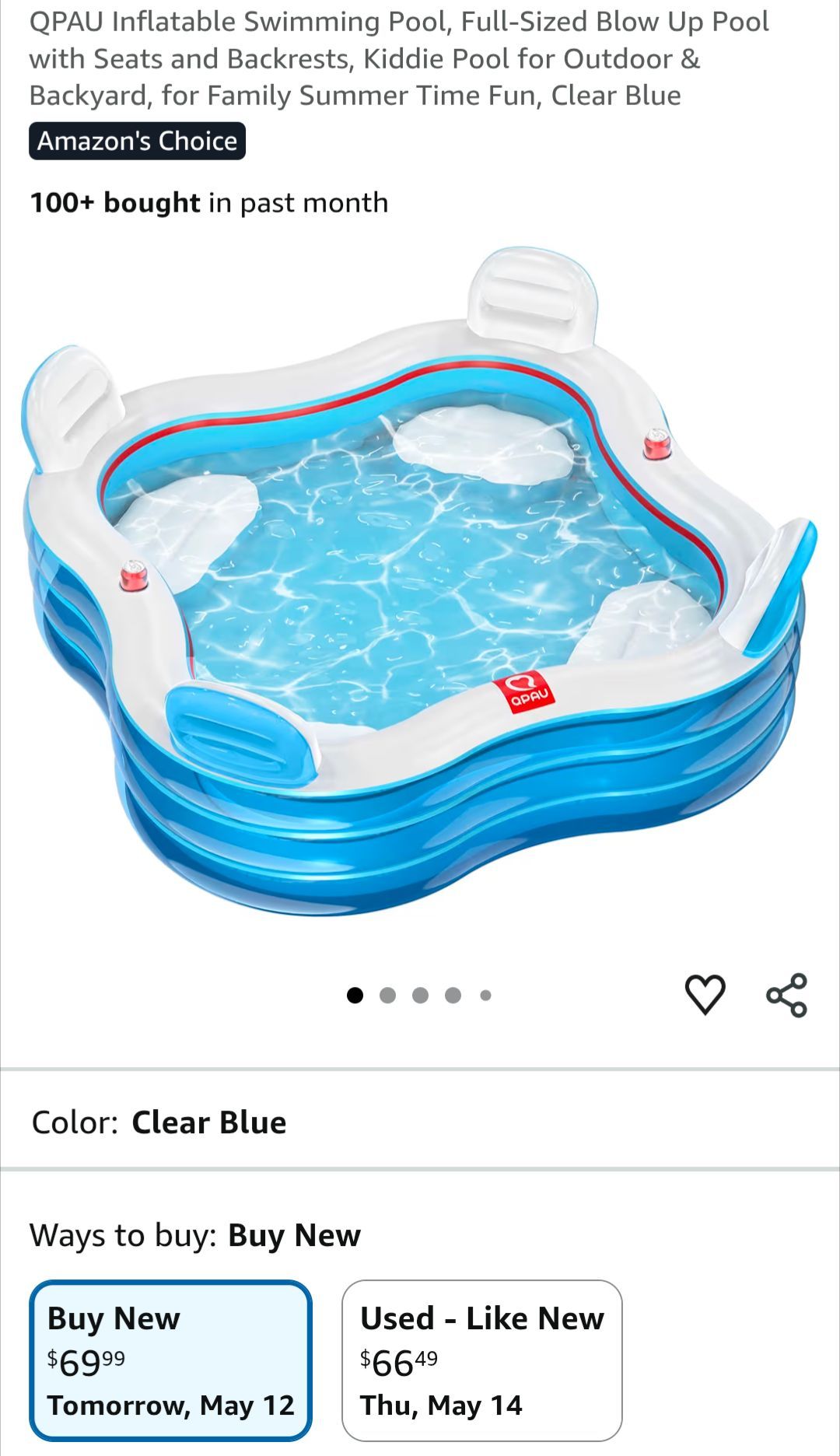 Inflatable pool