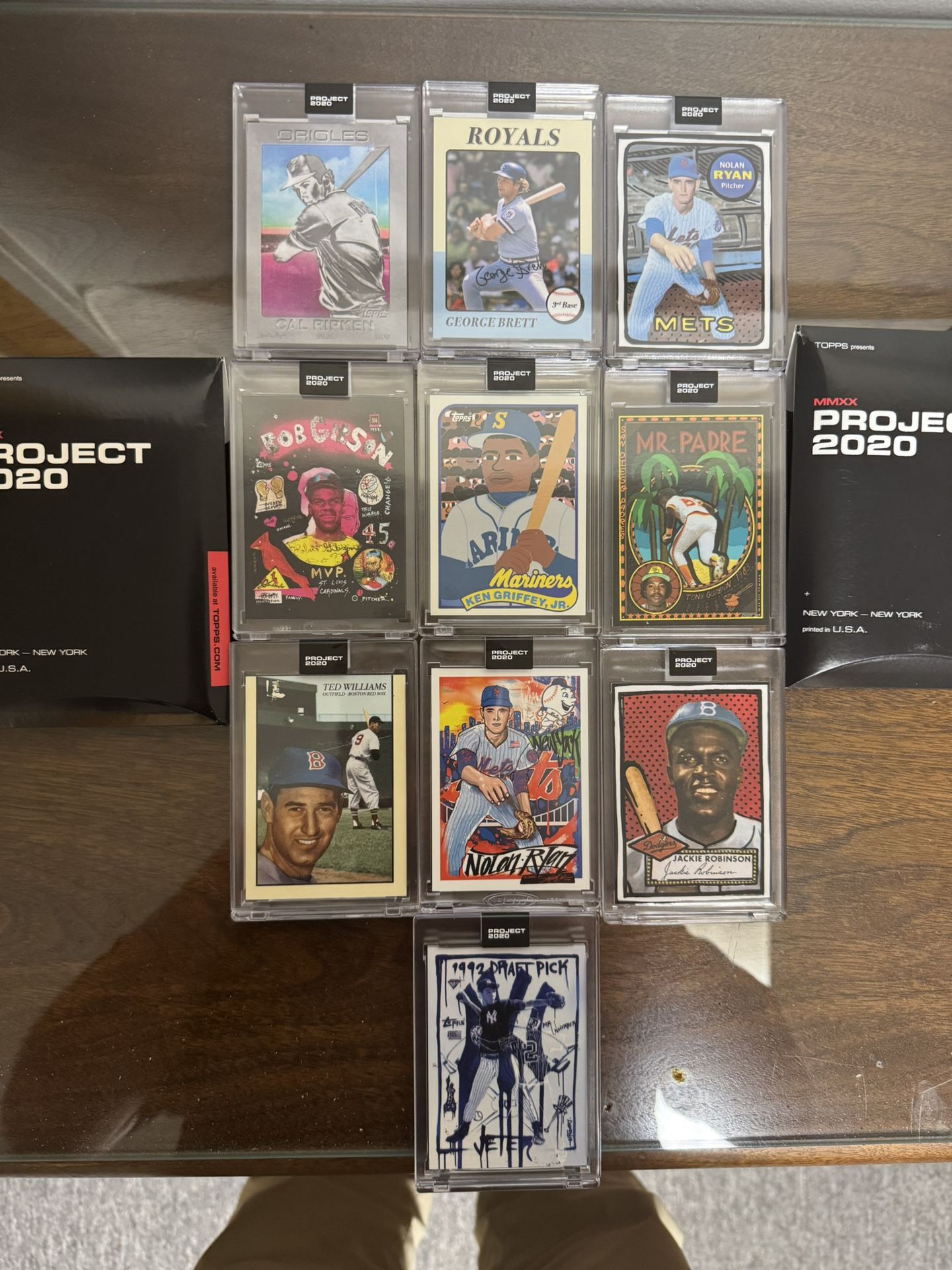 Topps Project 2020 Lot Of 10 All Hall Of Famers