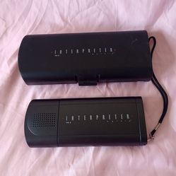 VINTAGE 1991 MATRIX MKII ELECTRONIC HAND HELD INTERPRETER WITH CASE TP 8002