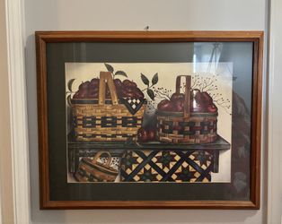 Large Apple Art Picture