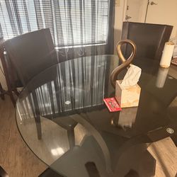 Dining table-MOVING Sale !!  Elegant Dinette Set