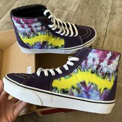 Brand New Tie Dye High Top Vans Sneakers