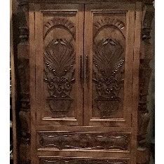 Hand Carved Armoire