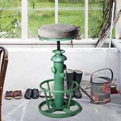 Vintage Swivel Bar Stool Industrial Kitchen Dining Chair DS-13-S