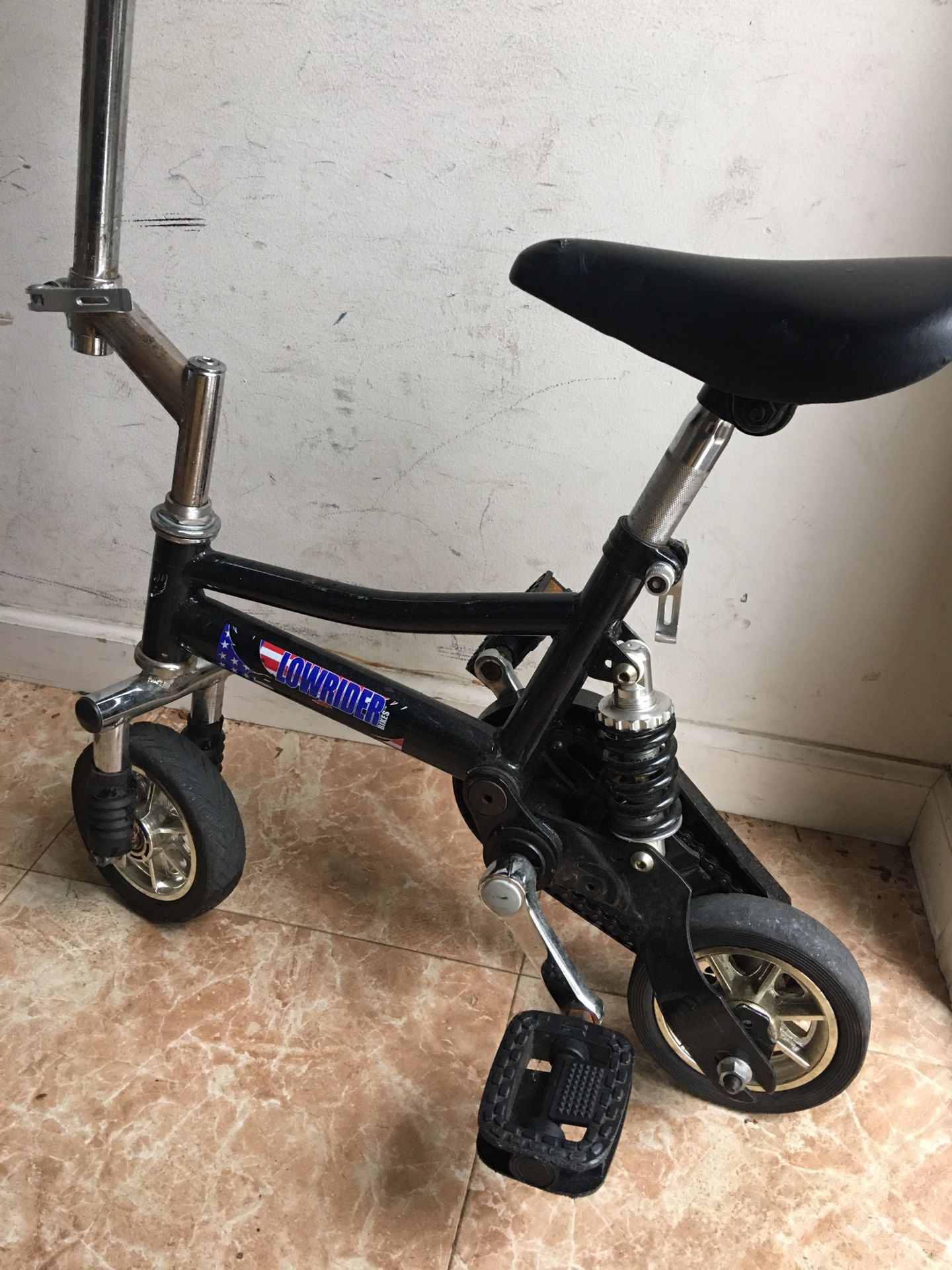 Clown bicycle, novelty item, worlds smallest fully functional bicycle
