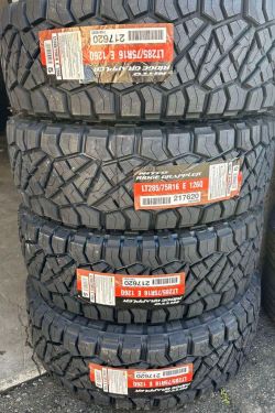 LT285 75 16 NITTO RIDGE GRAPPLERS BRAND NEW TIRE TIRES $290 EACH OR $1160 FOR A SET OF 4 WHILE SUPPLIES LAST FINANCING AVAILABLE DELIVERY AVAILABLE