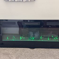 50” Electric Fireplace Heater Wall mount 
