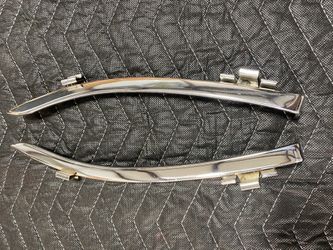 1962 1963 & 1964 IMPALA Rear Package Tray Chromed Hold Downs