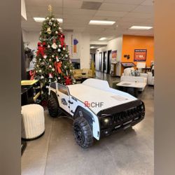 Novelty Jeep Design Twin Size Bed Frame 