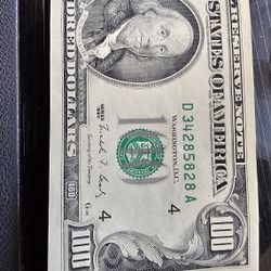 100 Dollar Bills  1985 And 1990