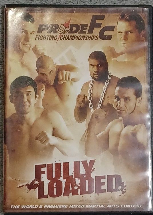UFC Pride Fight Championships Fully Loaded DVD Show MMA Shamrock Rampage