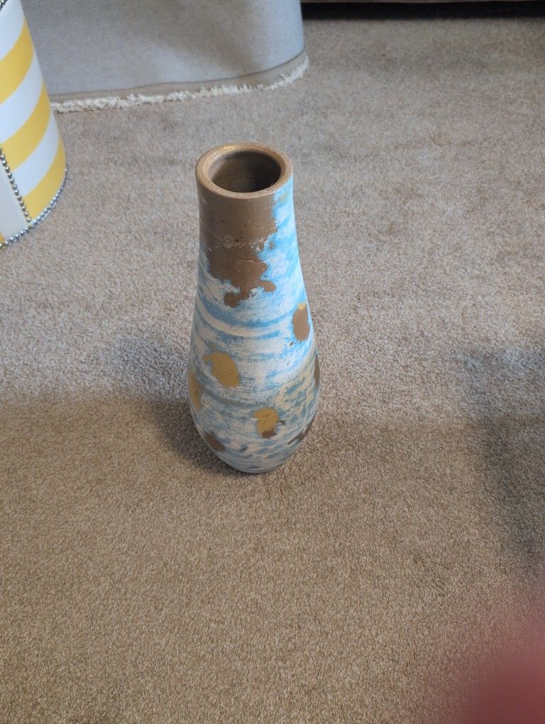 Colorful Clay Vase