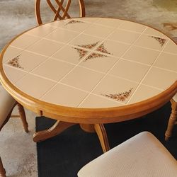 Dining Table With Four Chairs 