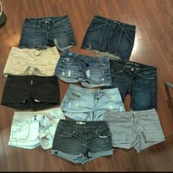 Denim Shorts Skirt Lot XS