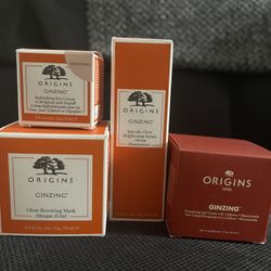 Origins Ginzing Face products